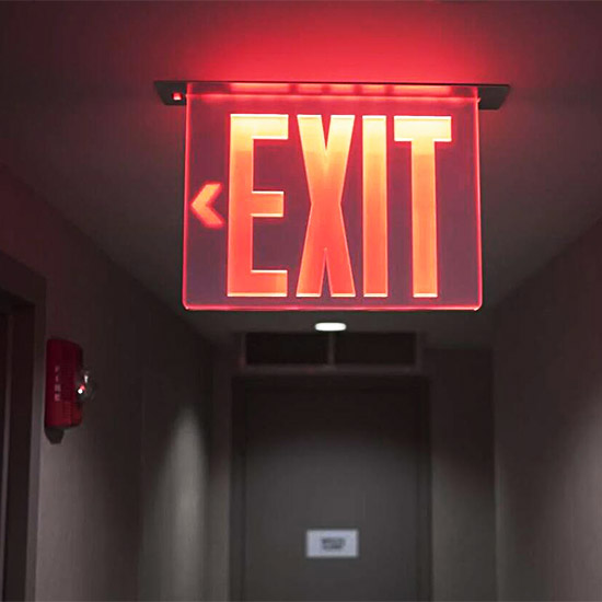 Exit Sign/Fire Exit Sign Board