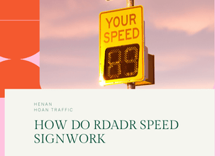 Speed limit signs with radar